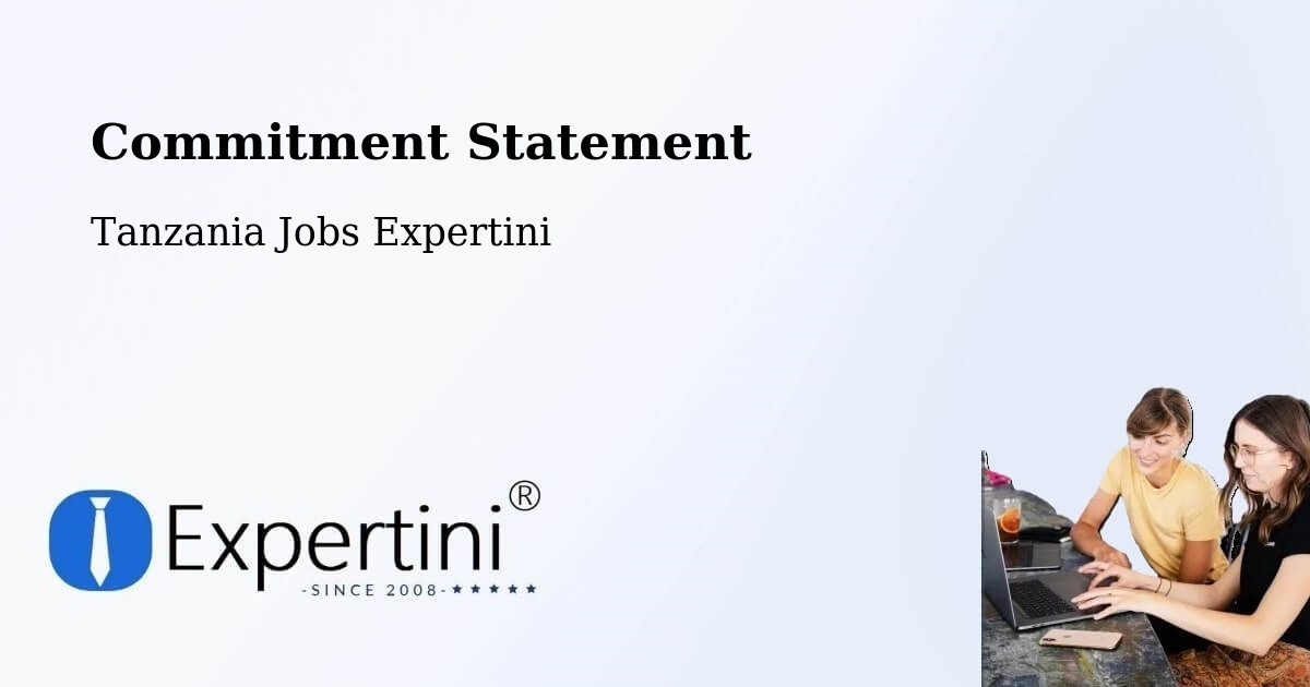 Corporate Commitment – Muheza - Tanzania Jobs Expertini
